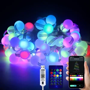 Christmas Light - 5V USB Bluetooth RGBIC Fairy Light