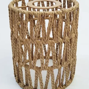 Cross-Border Retro Paper String Table Lamp Decorative Lamp Chandelier Dual-Use Creative Lamp Bedside HandmadeDIYPaper String Wov      Write Review