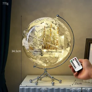Earth Ornament Vintage Home Decoration School Geography Teaching Supplies Office Desk Accessories Luxury Room Decoration Gift