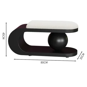 Nordic Luxury Entryway Bench Modern Living Room Shoe Changing Stool Designer Bedroom Bench Wooden Sofa Bench Home Furniture