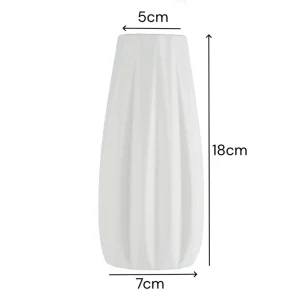 Nordic Plastic Small Vase for Table Flower Vase Tall Large Plastic Vases for Wedding Centerpieces Home Living Room Wedding Decor