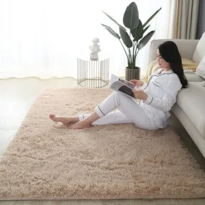 Fluffy Shaggy Area Rug - Large Soft Carpet Pad